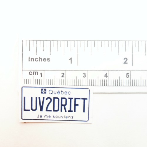 RC 1/10 License Plate Scale Sticker Decal Drift Car Onroad Body Licence Number - Picture 155 of 240