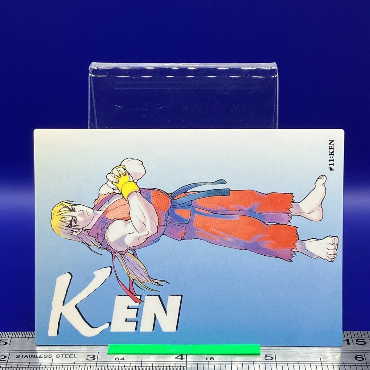 Ken Street Fighter 1997 Vintage Card 1st Edition Very Rare