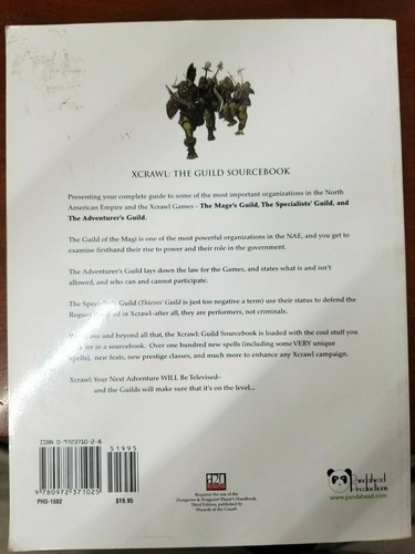 Xcrawl Ser.: The Guild Sourcebook by Brendan Lasalle (2006, PHD-1002) - Picture 2 of 2