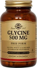 Solgar Glycine 500mg 100 Vegetable Capsules
