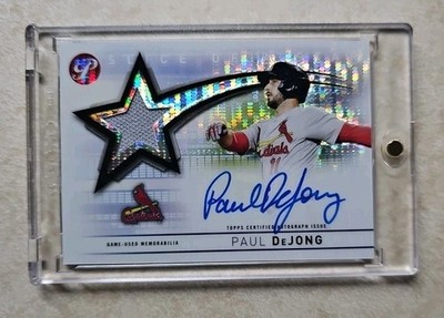 2022 Topps Pristine Paul DeJong Slice of a Star Auto Relic 84/99 #SSAR-PD