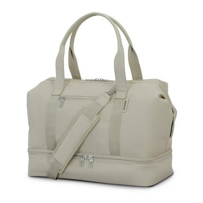 Samsonite Better than Basic Drop Bottom Weekender Duffel.  LIMESTONE GREY
