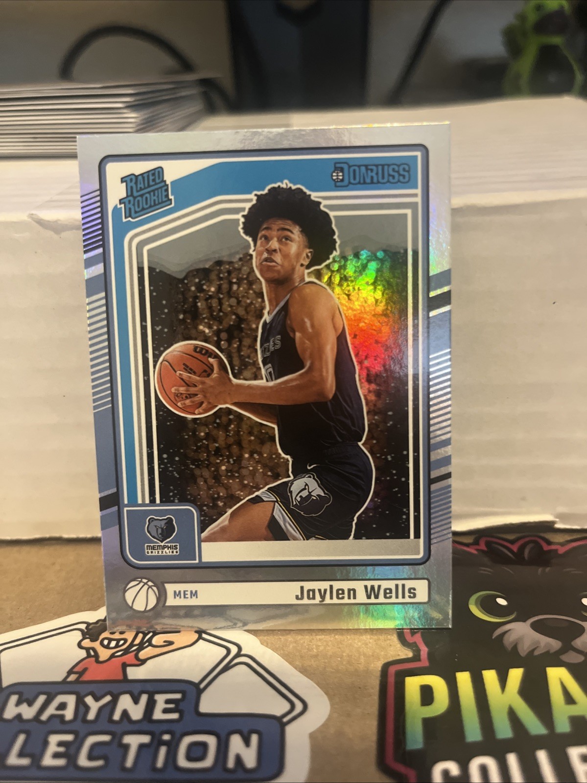 2024-25 Donruss Jaylen Wells Rates Rookie Winter Holo SP #245 Grizzlies RC Rare