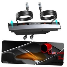 Upgrade Tesla USB Hub for for Model Y 2021-24  Model 3 2021-23 - 2 Type C