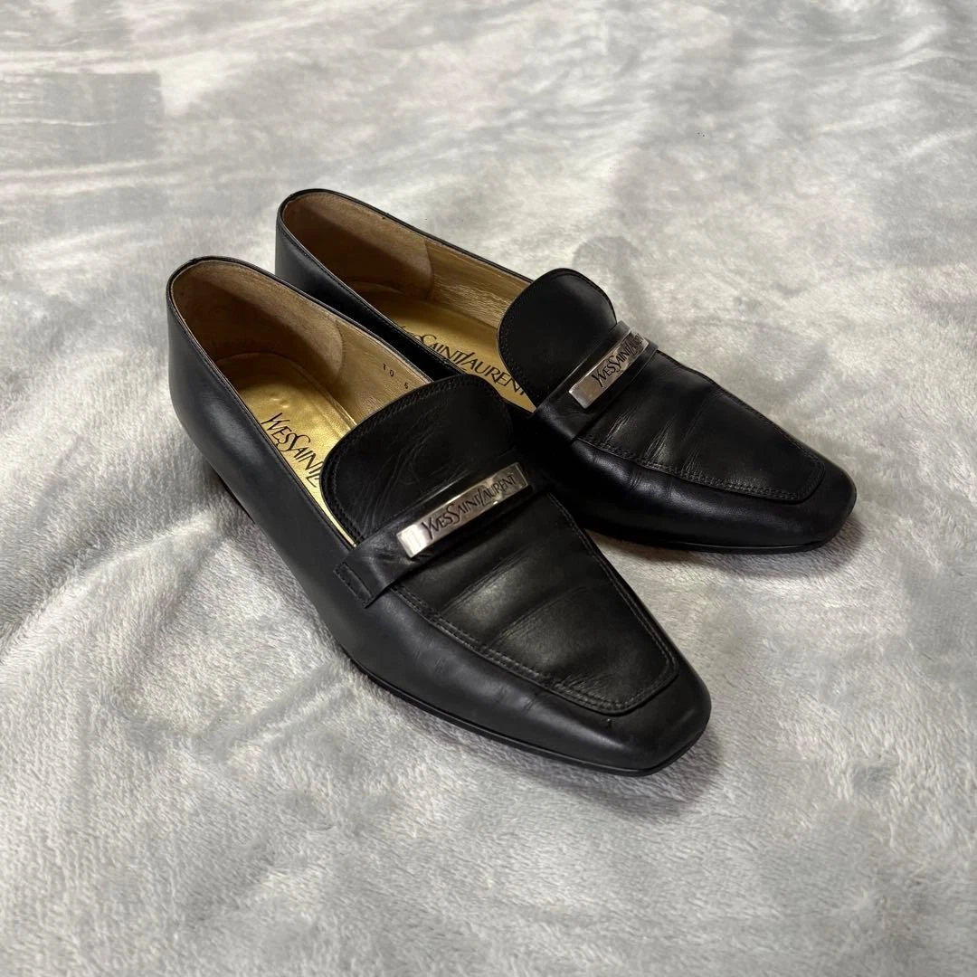 Saint Laurent Loafer Leather Upper Flats for Women for sale | eBay