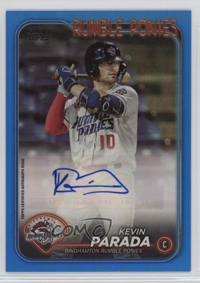 2024 Topps Pro Debut Blue Foil Auto 9/150 Kevin Parada #PD-96 Auto 1f5h