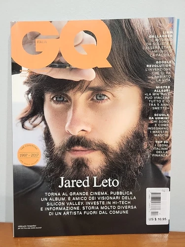 GQ ITALIA MAGAZINE OCT. 2017 Jared Leto Cover Liam Gallagher Newsstand Unopened