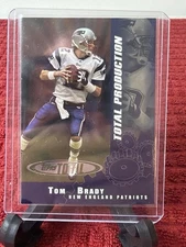 2006 TOM BRADY TOPPS TOTAL PRODUCTION  FOIL SP INSERT #TP5 INVEST GOAT HOF