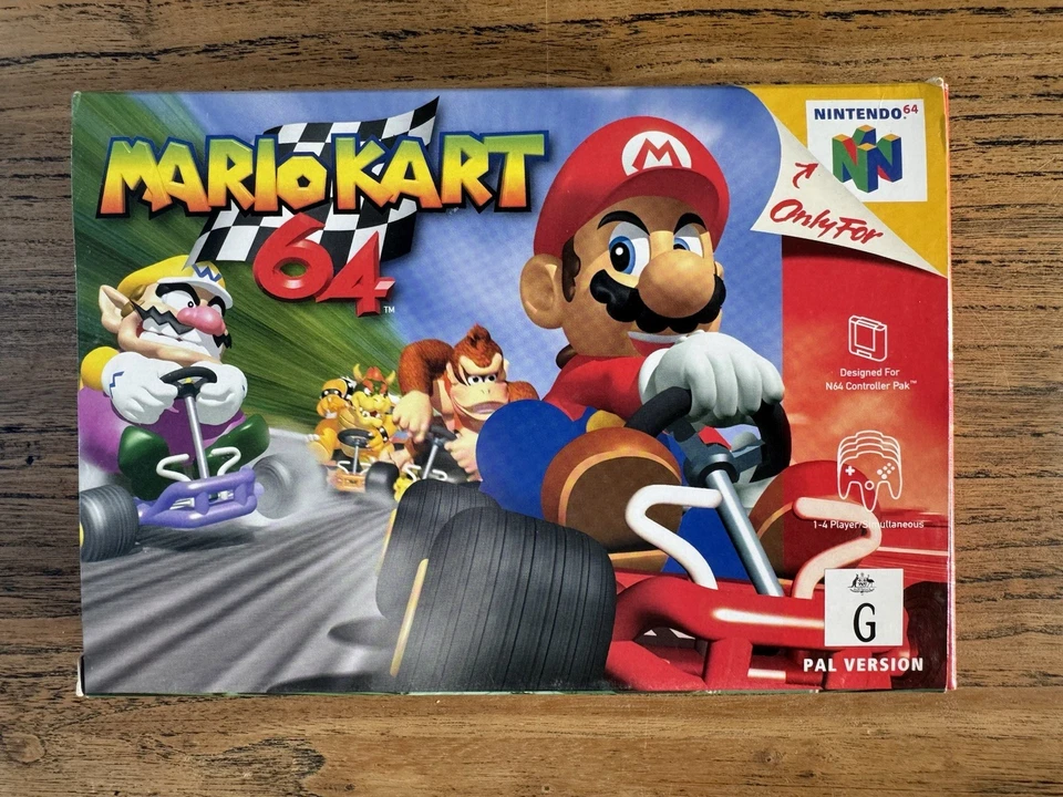 Mario Kart 64 Nintendo N64 AUS PAL Version Boxed With Manuals🔥GREAT CONDITION🔥 - Image 2 of 4