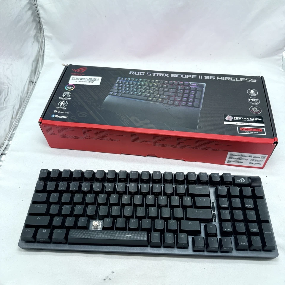 ASUS ROG Strix Scope II 96 Wireless Gaming Keyboard - Tri-Mode Connection  READ! - Image 4 of 4
