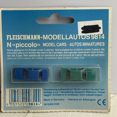 Fleischmann 9814 N Scale Model Cars - 2 pieces NIP