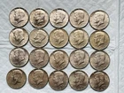 20 coin lot 40% SILVER Kennedy Half Dollars All 1967
