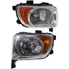 Left and Right Headlights For Honda Element 2003-2006 Halogen w/ Bulb/s DX EX LX
