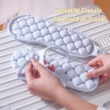 Portable Foldable Travel Slippers Non-Slip Lightweight Flip Flops for Men Women