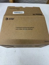 AT T EL52313 3-Handset Cordless Phone with Answering System Home Phone Beige