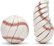 Baseball Fidget Ball Toy, 3D Printed Twist and Turn Stress Relief Desk Fidget