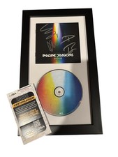 IMAGINE DRAGONS EVOLVE SIGNED JSA CD DISPLAY Framed autograph DAN REYNOLDS +3 IMAGINE DRAGONS EVOLVE SIGNED JSA CD DISPLAY Framed autograph DAN REYNOLDS +3