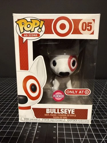 Funko Pop! Ad Icons Bullseye (Flocked) Target Exclusive #05 w/ Protector