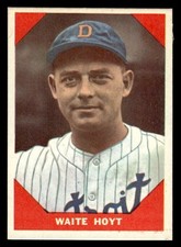 1960 Fleer Baseball Greats Waite Hoyt Detroit Tigers 69 EX XX9412
