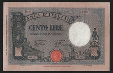 100 LIRE AZZURRINO (FASCIO) 16/12/1932 BB+