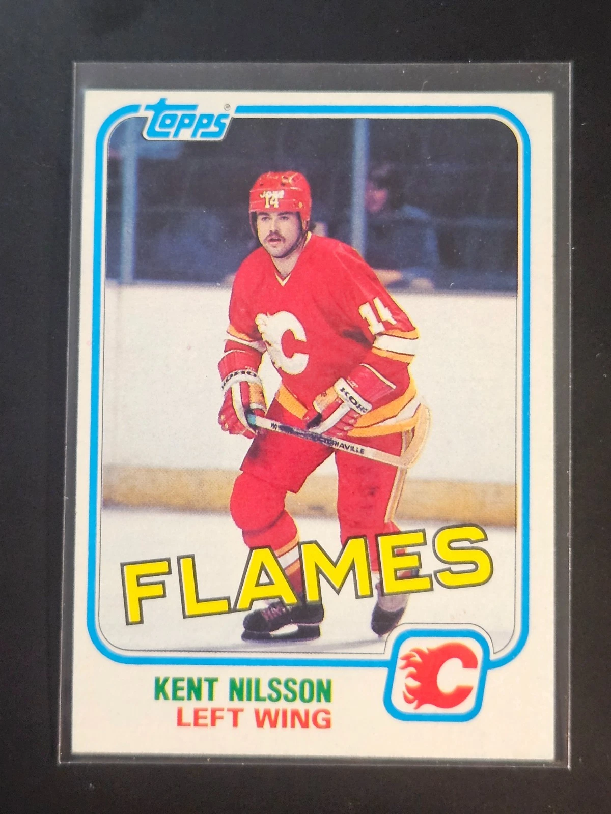 1981 Topps Hockey Kent Nilsson #24 PSA 7.5