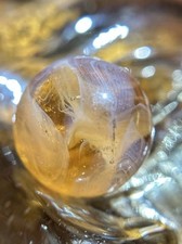 Vintage Ravenswood Transparent Swirl Marble Mint Condition .64  HTF Collectible