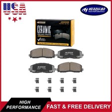Fit Dodge Grand Caravan Journey Town & Country Wrangler Front Ceramic Brake Pads
