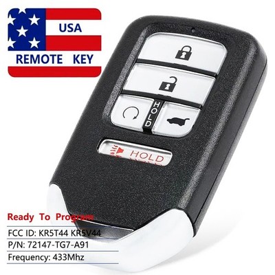 FOR 2019 2020 HONDA PILOT ELITE PASSPORT SMART KEY PROXIMITY REMOTE FOB KR5T44