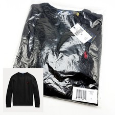  NEW Men POLO RALPH LAUREN The RL Fleece Sweatshirt BLACK 710766772001   