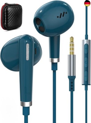 In-Ear Kopfhörer 3.5 mm mit Kabel für Redmi Note 14 13 12 Pro+ 11 11S 10S,3.5 M