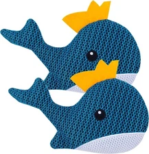 Hot Tub Scum Absorber Whale - 2 Pack Oil Absorbing Hot Tub Floating Sponge Clean