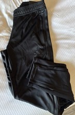 Adidas Women  s Aeroready Black Joggers Zip Ankles SZ XS TIRO 23 LEAGUE PANTS NWT
