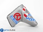 NEW SCOTTY CAMERON TOUR ONLY INDUSTRAIL SILVER "USA" MID MALLET PUTTER HEADCOVER
