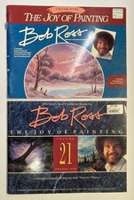 Vintage Bob Ross The Joy Of Painting Books Lot Of 2 Volumes 21 And XVIII