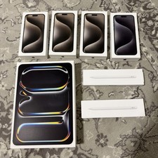Bundle Box 4 X iPhone 15 Pro Max, 2 X Apple Pencil USB-C, 1 X Apple iPad Pro 11”