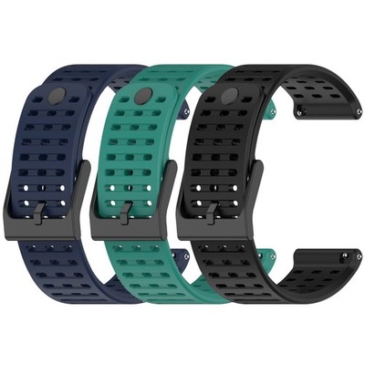 Band for SUUNTO RUN/Vertical/9 Peak Pro/9Peak/5Peak 22 millimeters, 3 Pack A 