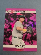 2026 LEAF PRO SET METAL NICK KURTZ PINK PRISMATIC 1990 BASE 1/6