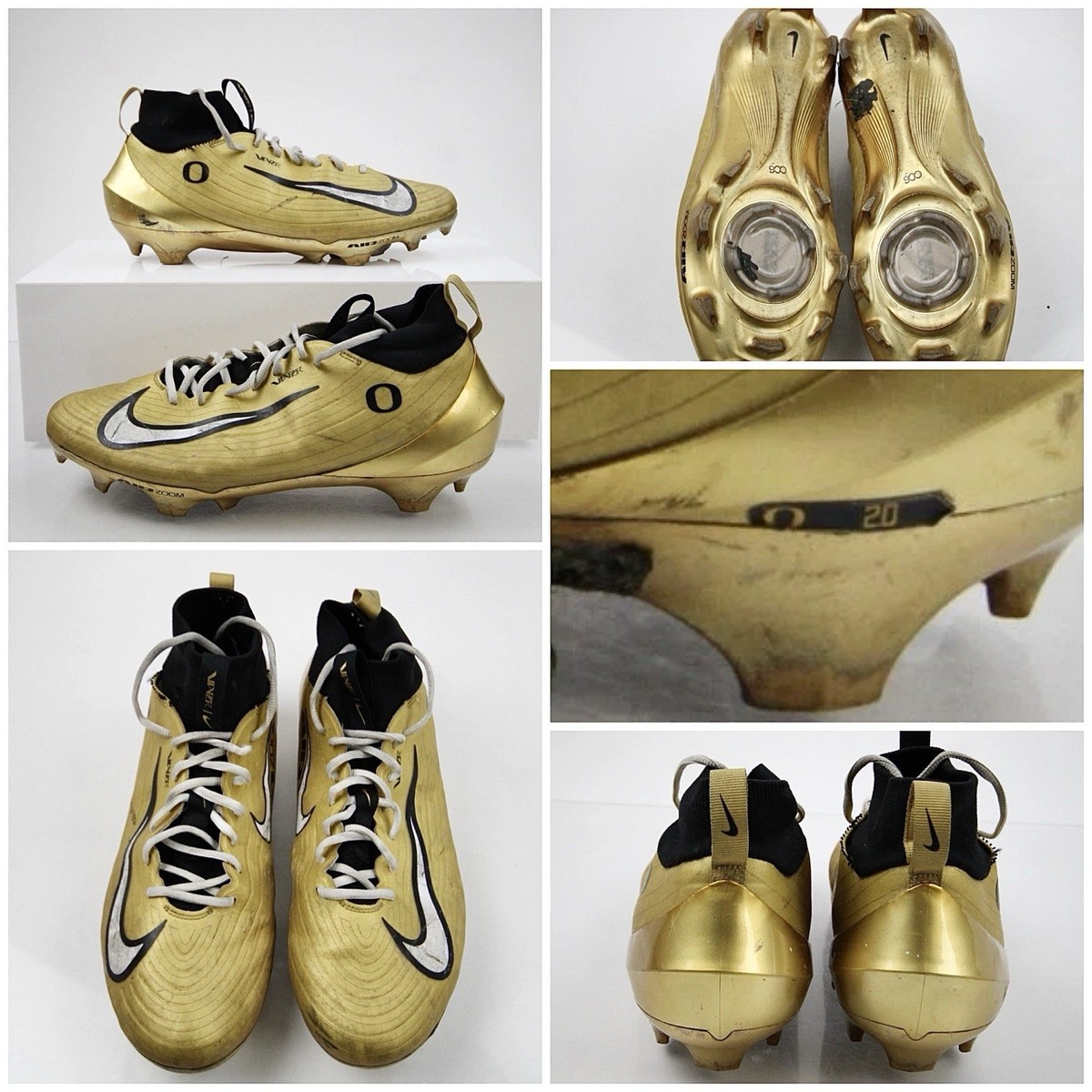 NIKE AIR ZOOM VAPOR 1 PRO OREGON DUCKS TEAM ISSUE FOOTBALL CLEATS MENS Nike Vapor Edge Pro 360. Oregon Ducks PE. New. Size:10.5,11  main image 2