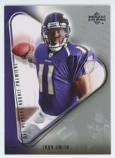 2007 Upper Deck Rookie Premiere Troy Smith Rookie Baltimore Ravens #28