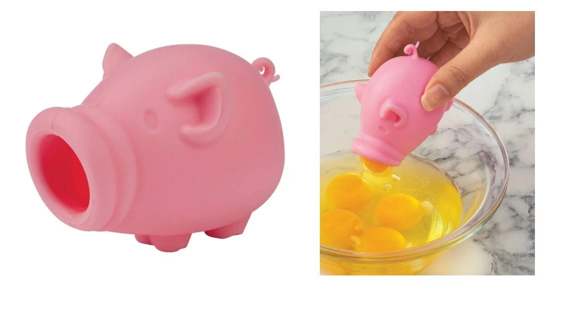 Piggy Silicone Egg Yolk Separator BPA free, Cute Egg Yolk Swallower For Kitchen
Opens in a new windo