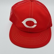 VTG Cincinnati Reds MLB Baseball Cap Hat Mesh Snap back adjustable Made in USA