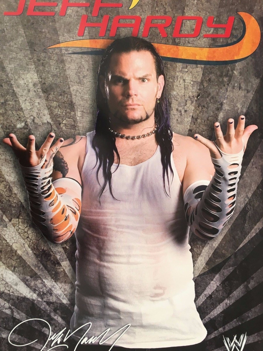 WORLD WRESTLING,JEFF HARDY,OFFICIAL LICENSED 2008 POSTER | eBay