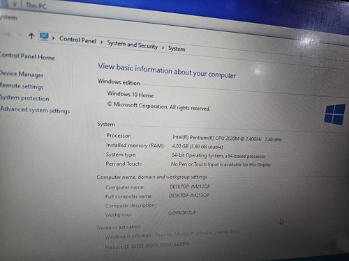 J971 Lenovo G500 Laptop - Intel Pentium, 4GB Ram 128GB Ssd INC Charger Win 10 - Picture 4 of 11