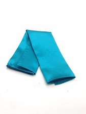  95 Bloomingdales Mens Handkerchief Solid Suit Blue Dress Classic Pocket Square