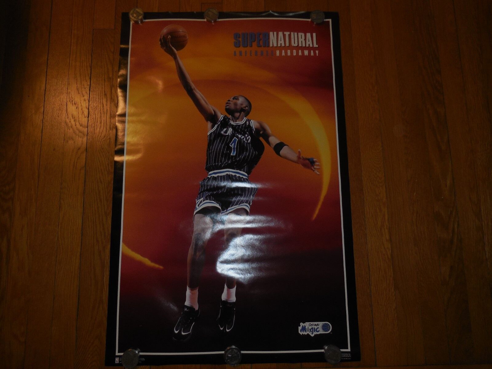 1995 anfernee hardaway- super natural poster | eBay