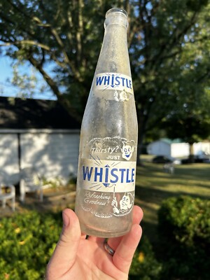 12oz Vintage ELF THIRSTY WHISTLE SODA POP VESS ACL BOTTLE BOTTLING Columbus Ohio