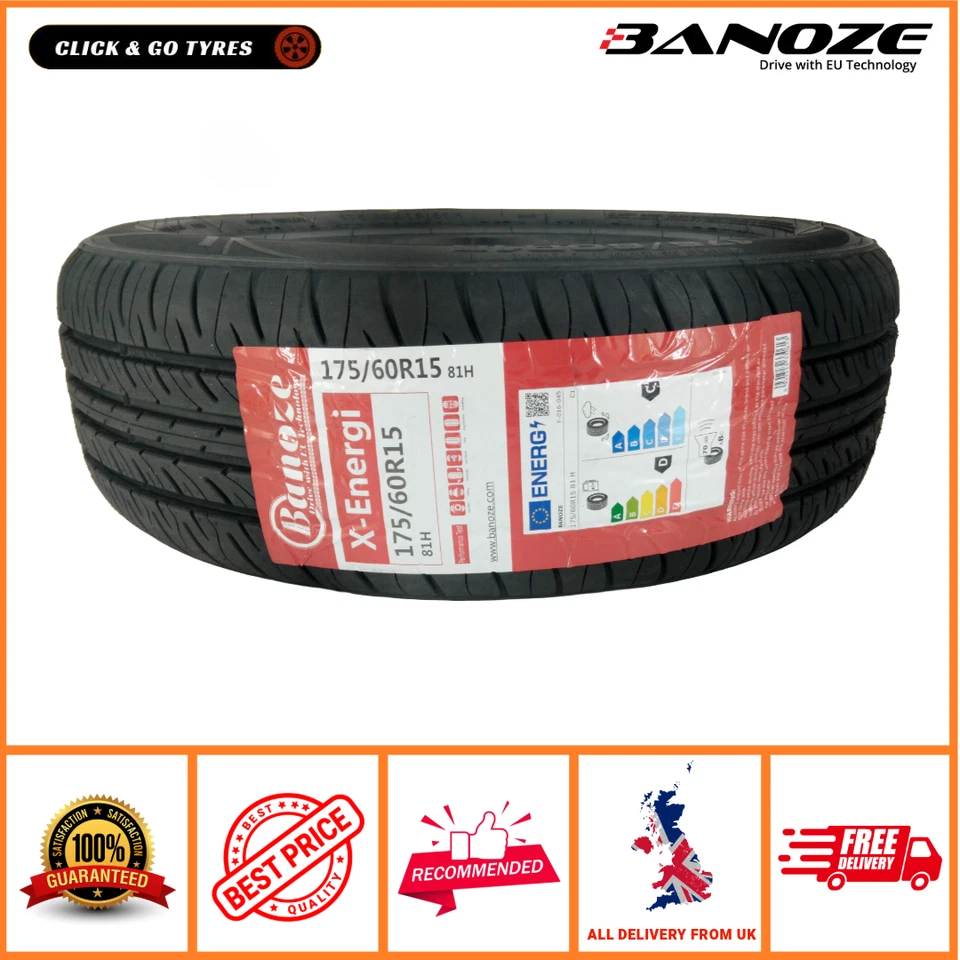2 x 175 60 15 - 175/60R15 BANOZE X-ENERGI 81H Tyre – Brand New - 1756015 - Image 3 of 4