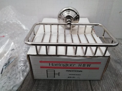 VTG. Harrington HBW   Brass traditional Shower Basket  A20-15- (6''-LONG) FRANCE