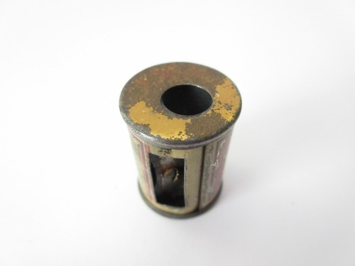 VINTAGE RETRO ADVERTISING TIN 1930s CWS HEALTH SALTS PENCIL SHARPENER MEDICAL 1" - Picture 3 of 12