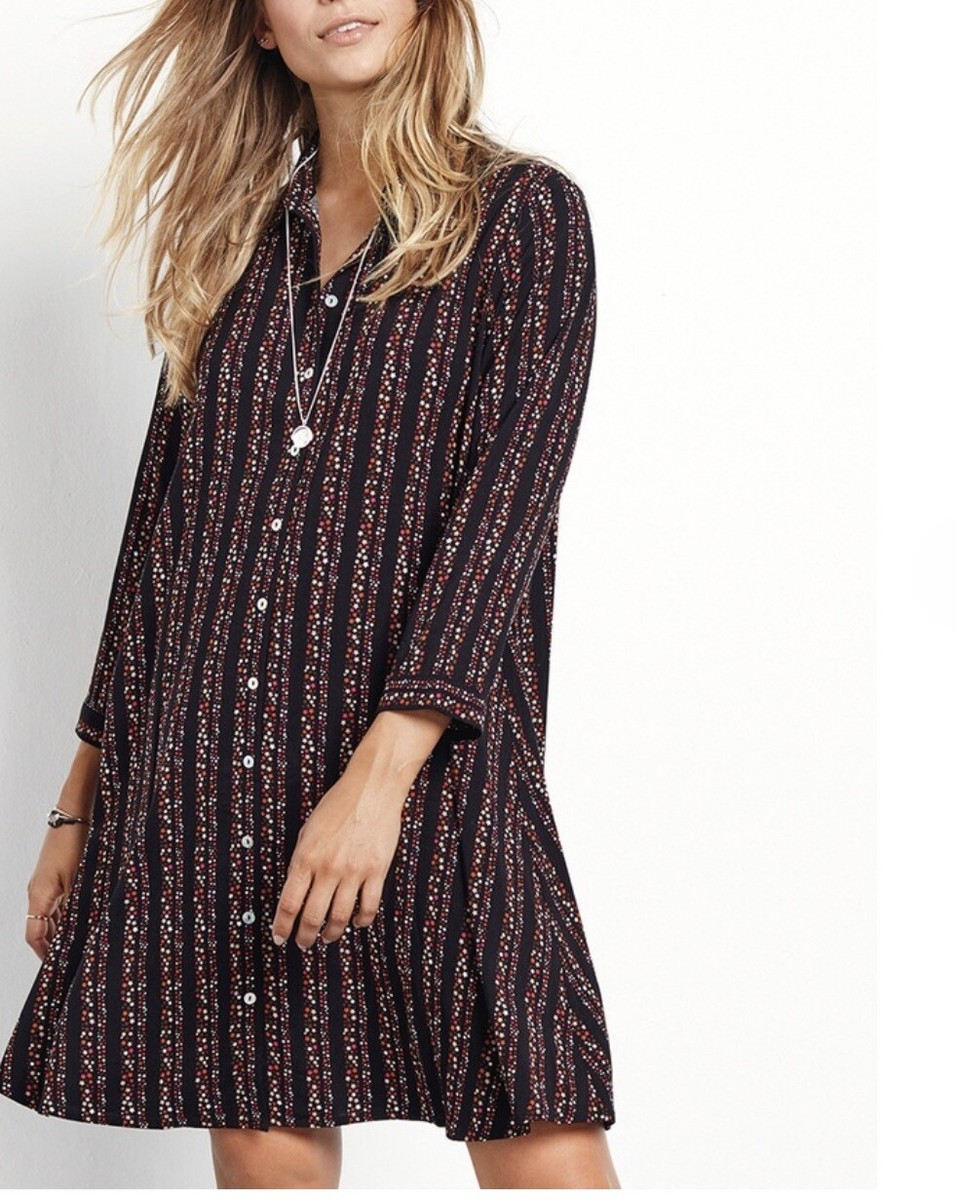 flared shirt dress uk Scarlett main image 1